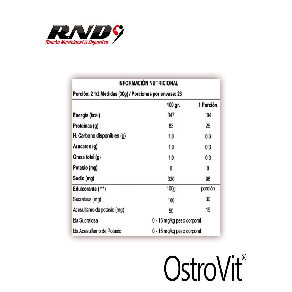 100% WHEY PROTEIN ISOLATE (700 GR)