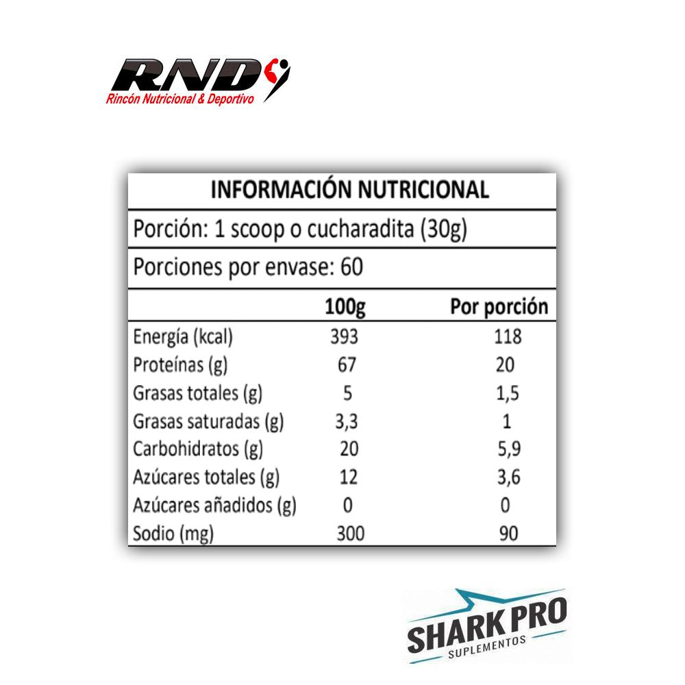 100% WHEY PROTEIN 1.8 KG