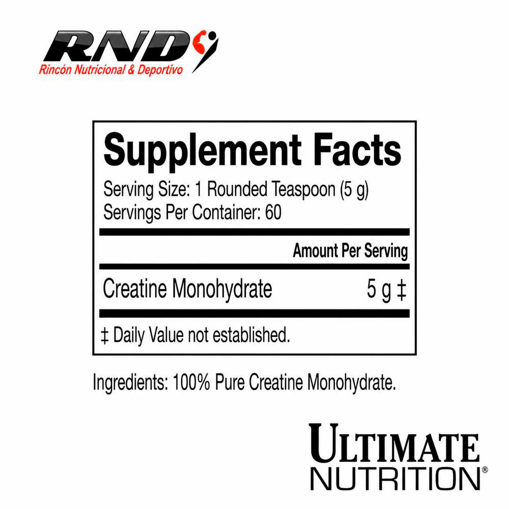 100% CREATINE MONOHYDRATE
