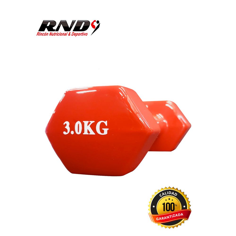 MANCUERNA 3 KG ROJO (UNIDAD) VINILO