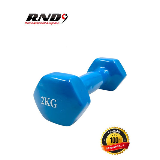 MANCUERNA 3 KG AZUL O MORADO (UNIDAD) VINILO