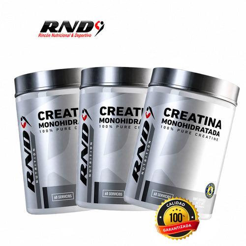 3 CREATINA MONOHIDRATADA (100% PURE)