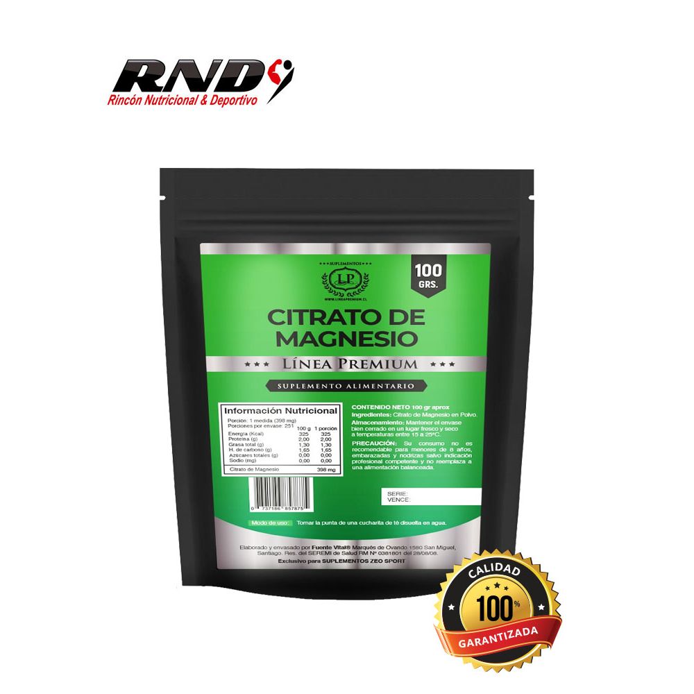 CITRATO DE MAGNESIO (POLVO)
