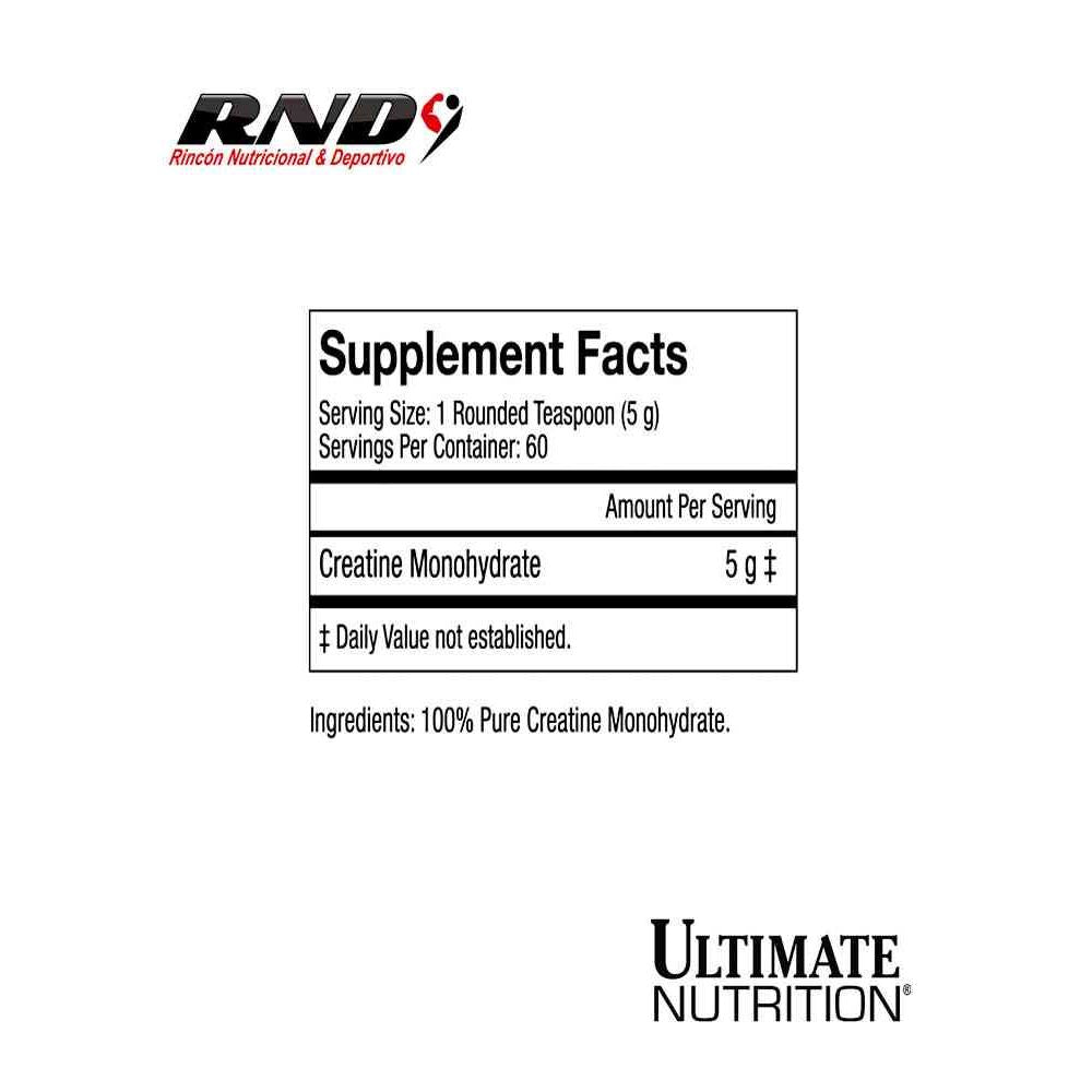 100% CREATINE MONOHYDRATE