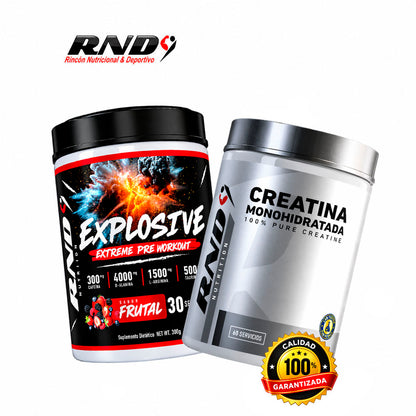 CREATINA (100% PURE) + EXPLOSIVE