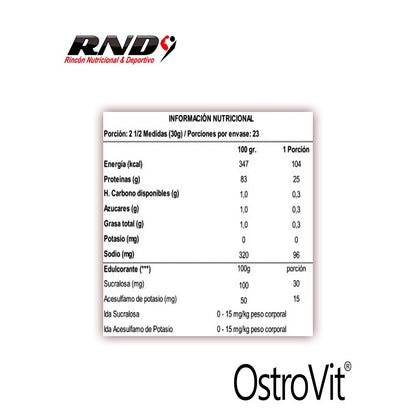 100% WHEY PROTEIN ISOLATE (700 GR)