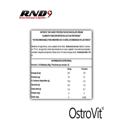 100% WHEY PROTEIN (700 GR)