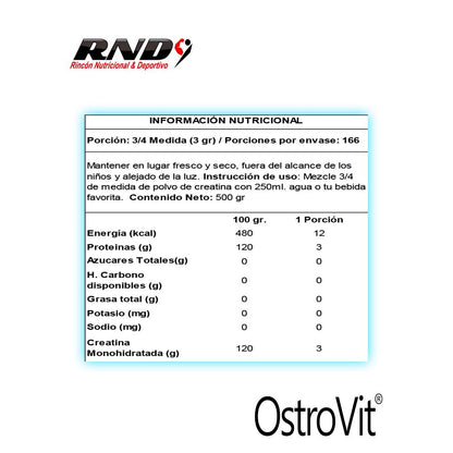100% WHEY PROTEIN (700 GRS) + CREATINE (500 GRS)