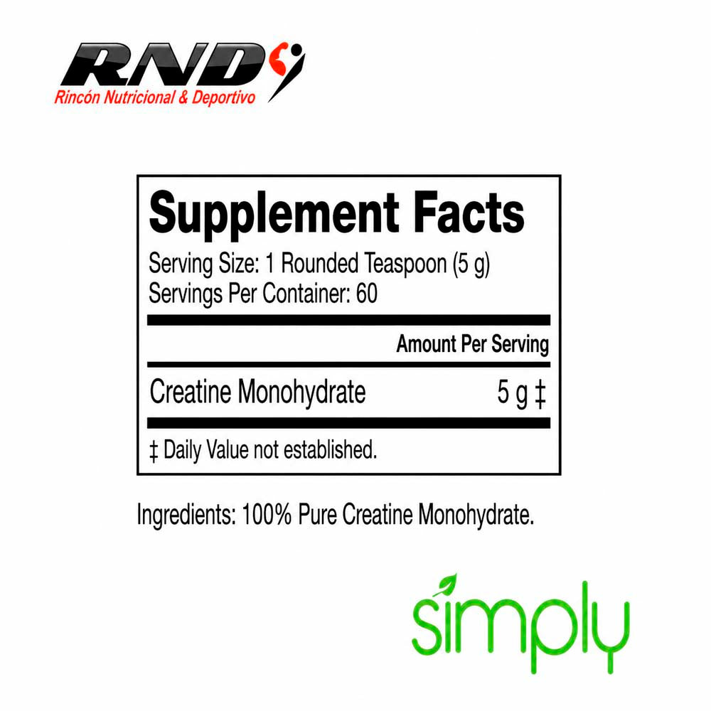 100% CREATINE MONOHYDRATE