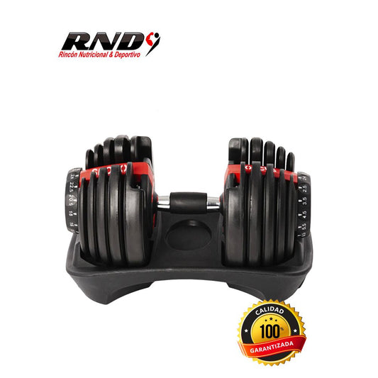 MANCUERNAS PESO AJUSTABLE (24 KG)