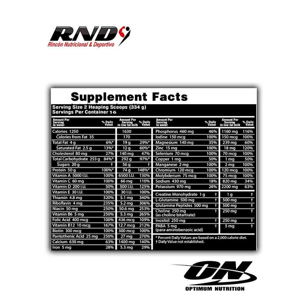 SERIOUS MASS (12 LBS)