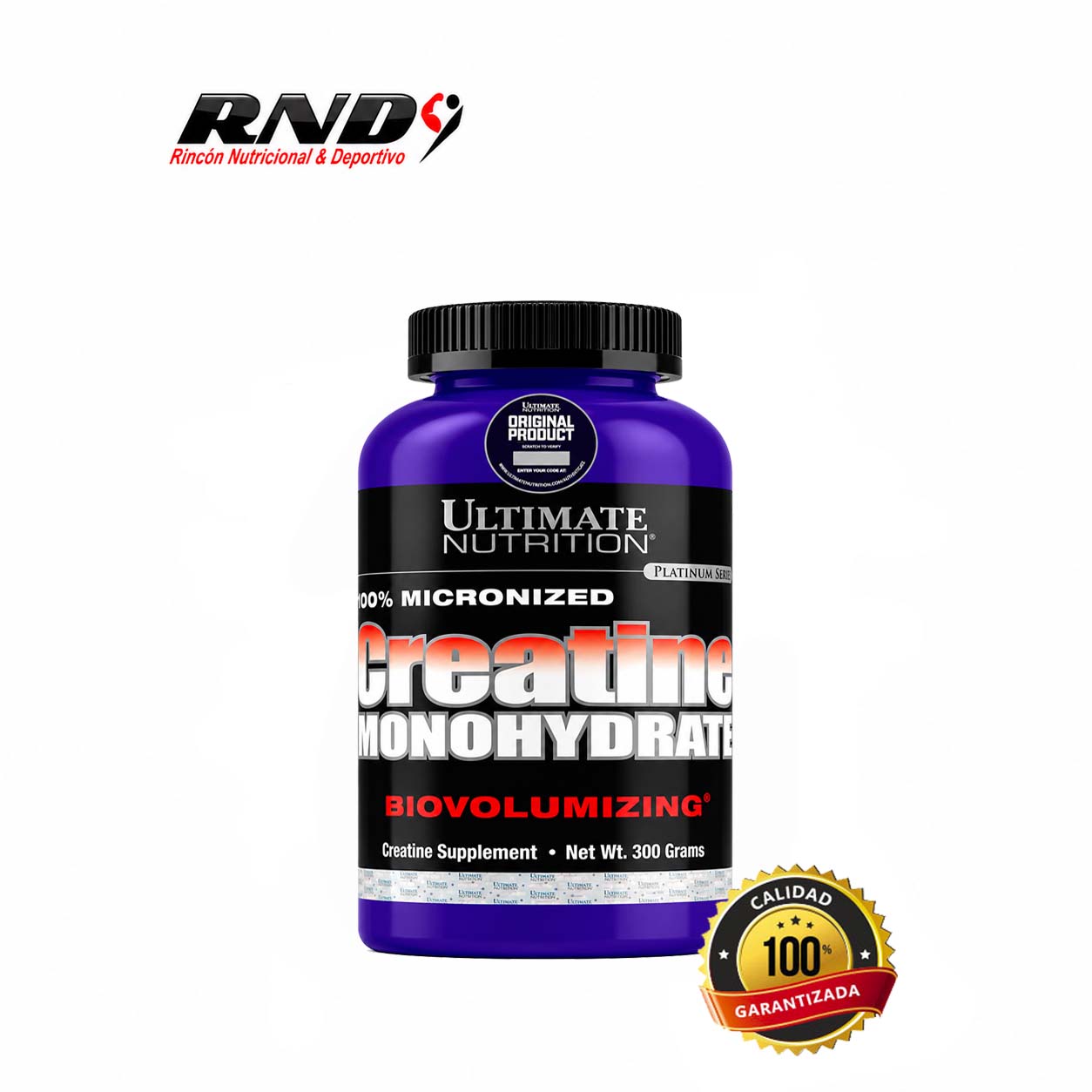 100% CREATINE MONOHYDRATE