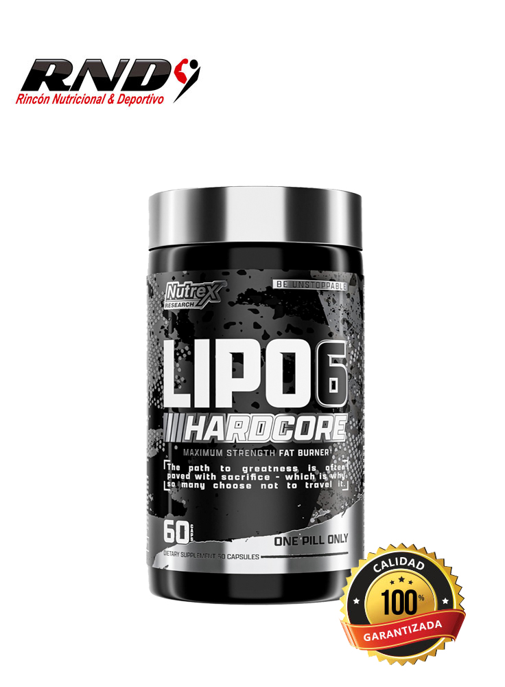 LIPO 6 BLACK HARDCORE (60 SERV)